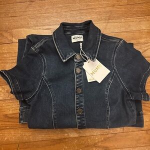 Show Me Your MuMu Denim Jumpsuit